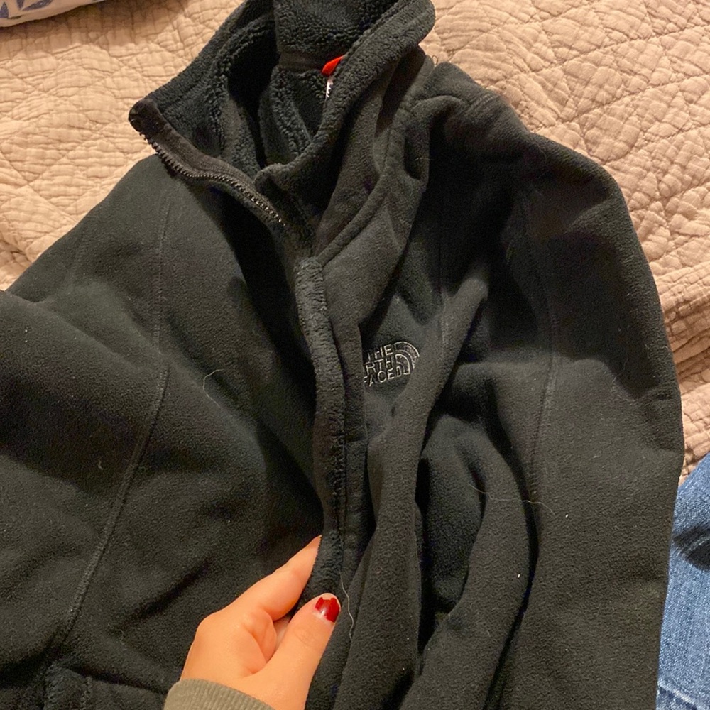 Womens north face fuzzy inside